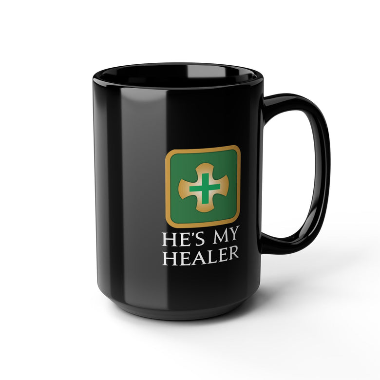 He's my Healer - For your special boy in FFXIV 11oz & 15oz Black Mug