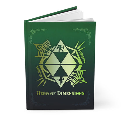 TLOZ Hero of dimensions Hard cover Journal - Ruled Line