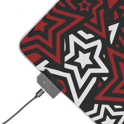 LED Gaming Mouse Pad - Persona 5 UI Design