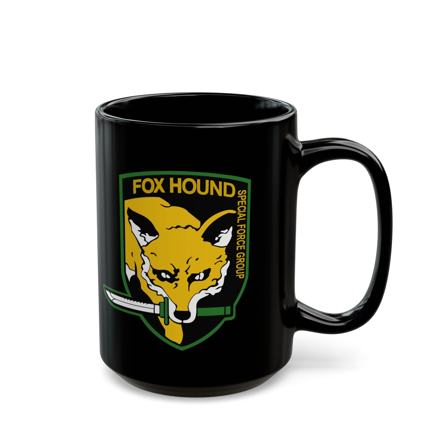 FOX HOUND - Metal Gear 11 & 15oz Black Mug
