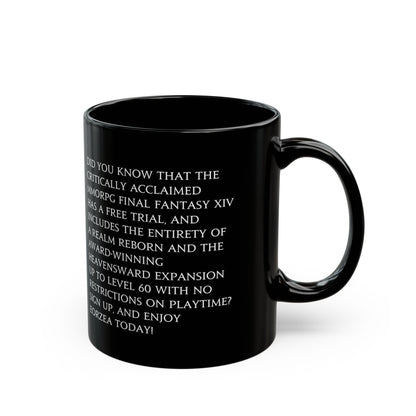 Have You Heard Of The Critically Acclaimed MMORPG FFXIV 11 & 15oz Black Mug