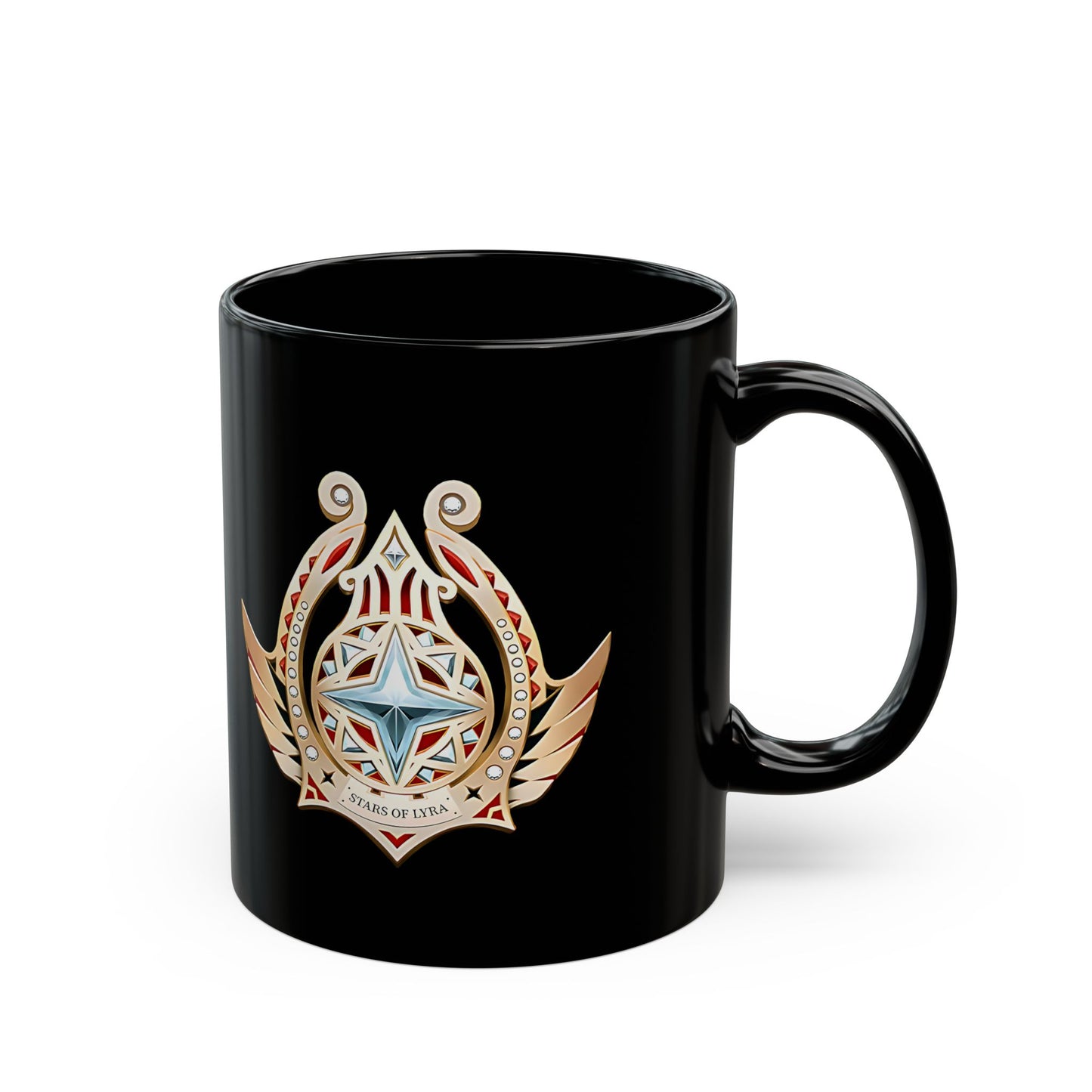 Stars of Lyra from ZZZ 11oz & 15oz Black Mug