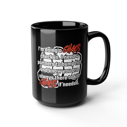 Stranger of paradise forming a party to defeat CHAOS! Final Fantasy Origins 11 & 15 ounce Black Mug