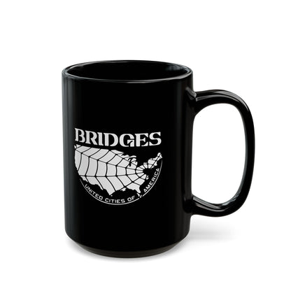 Death Stranding Bridges UCA - 11oz & 15oz Black Mug