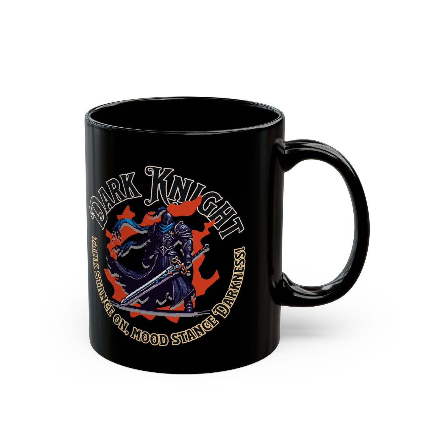 Dark Knight Tank stance on, Mood stance DARKNESS! FFXIV 11oz & 15oz Black Mug