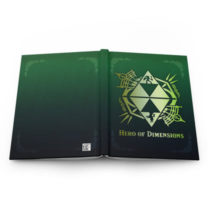 TLOZ Hero of dimensions Hard cover Journal - Ruled Line