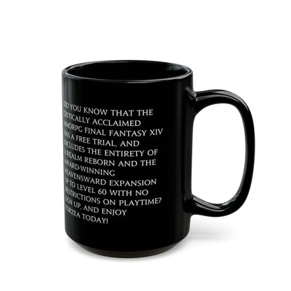 Have You Heard Of The Critically Acclaimed MMORPG FFXIV 11 & 15oz Black Mug