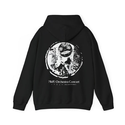 NieR Orchestra Concert design - Emil / Yoko Taro mask 2B & 9S hoodie unisex