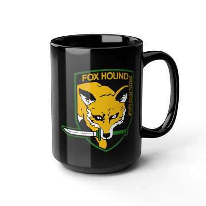 FOX HOUND - Metal Gear 11 & 15oz Black Mug