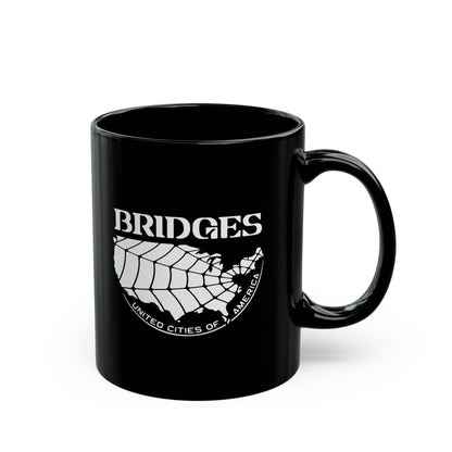 Death Stranding Bridges UCA - 11oz & 15oz Black Mug