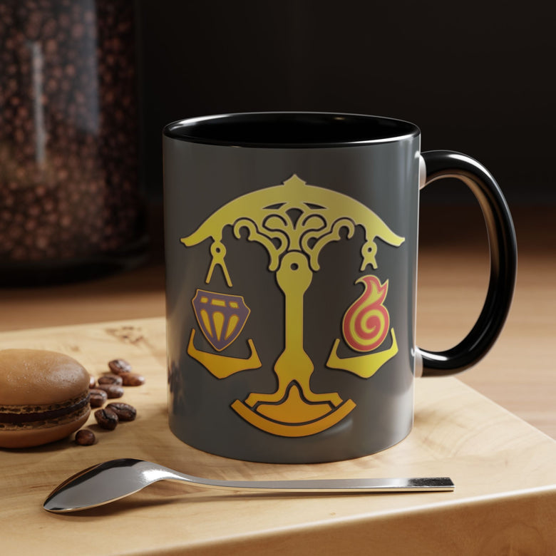 The Immortal Flames from Ul'dah  FFXIV 11-ounce Dark Gray Mug