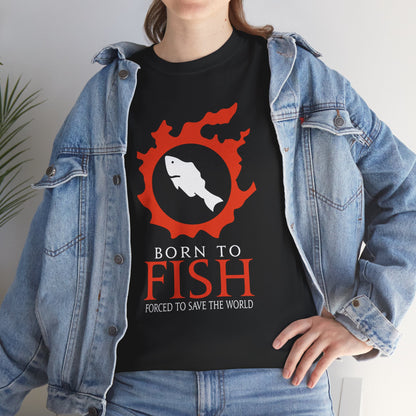 Born to Fish Forced to save the World - Funny  FF14 MMORPG meme