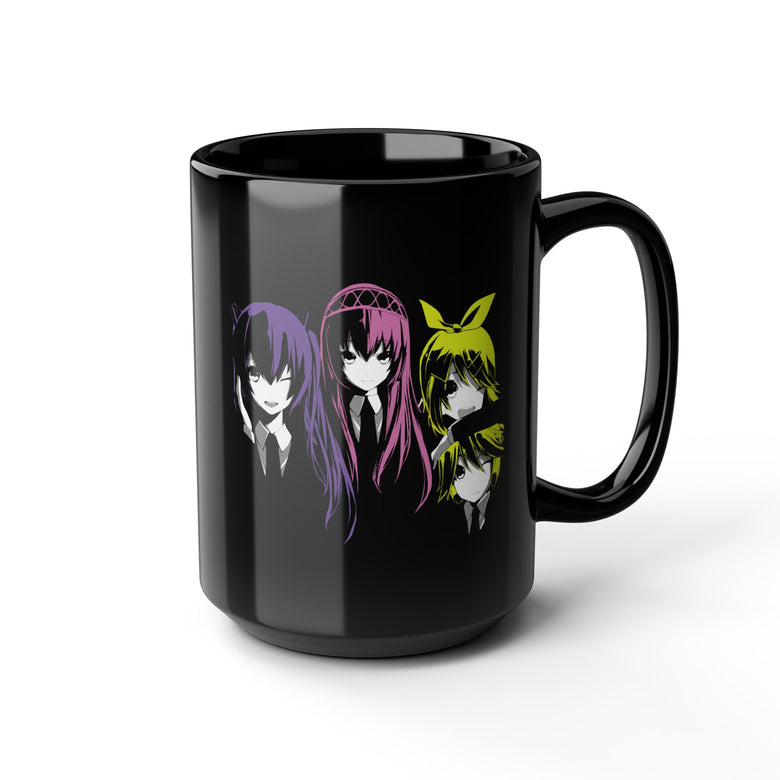 Vocaloids Japan Virtual Idols 11 & 15oz Black Mug