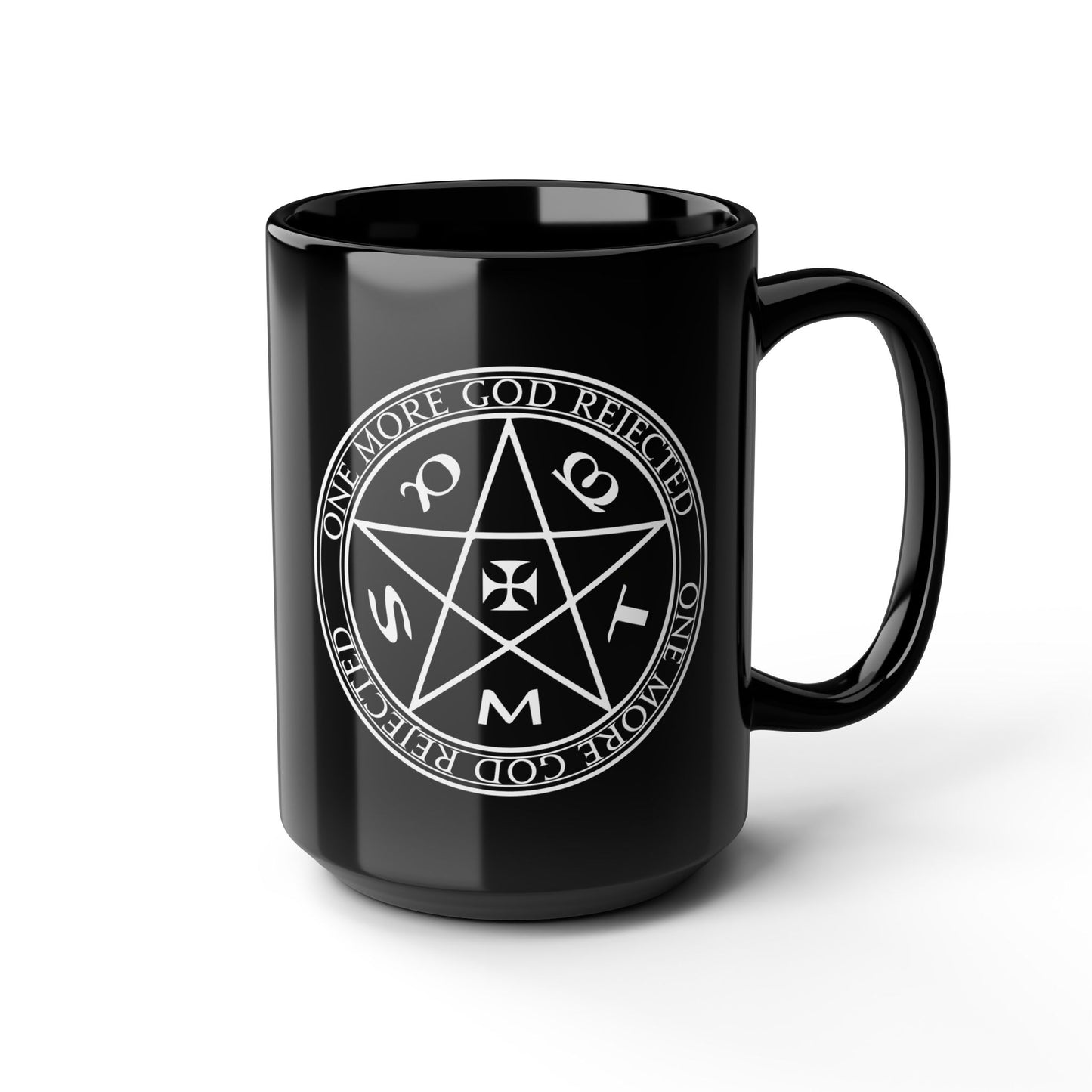 One More God Rejected - Shin Megami Tensei 11 & 15oz Black Mug