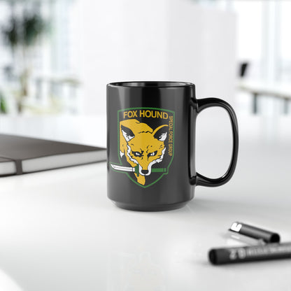 FOX HOUND - Metal Gear 11 & 15oz Black Mug