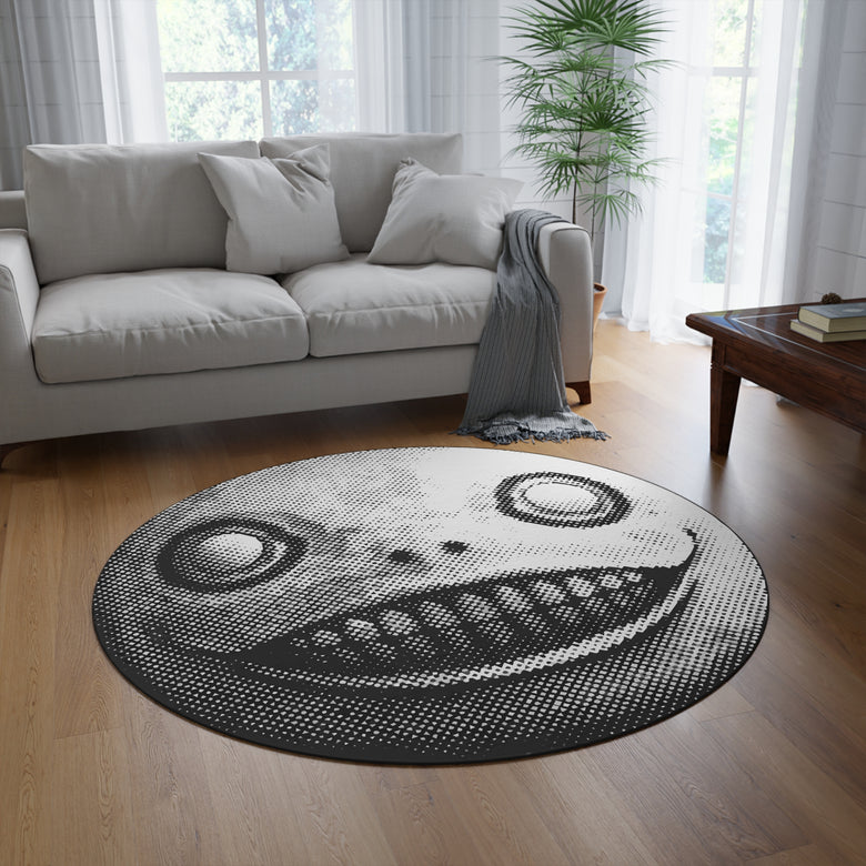 Emil - Yoko Taro mask NieR Automata / Replicant Round Rug 60''