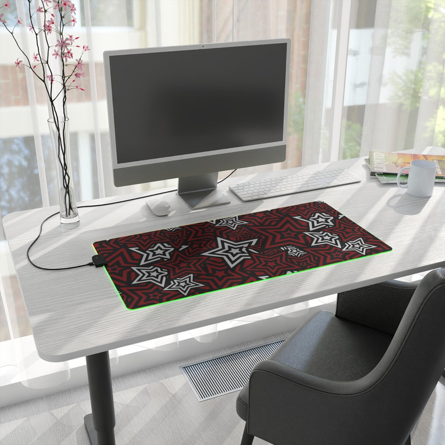 LED Gaming Mouse Pad - Persona 5 UI Design