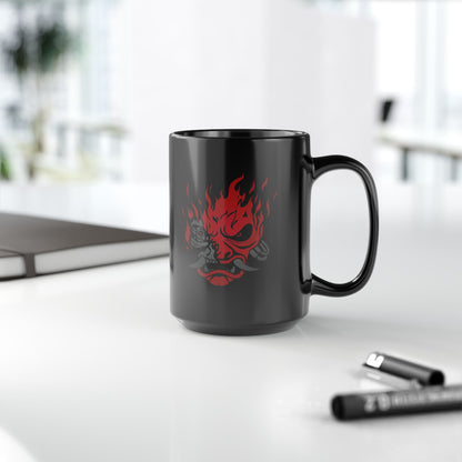 Onicyborg Cyberpunk 2077 11 &15oz Black Mug