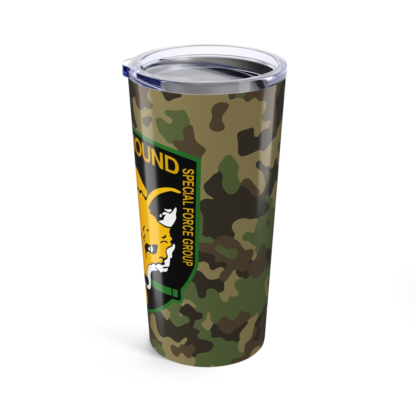 Fox Hound Military Pattern Metal Gear Tumbler 20oz