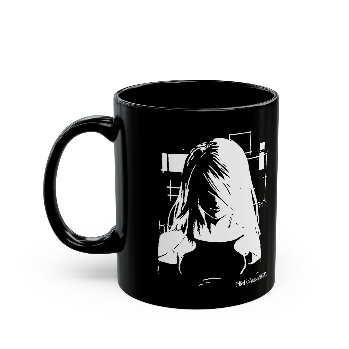 NieR Automata A2 YoRHa 11-ounce Black Mug