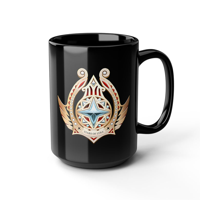 Stars of Lyra from ZZZ 11oz & 15oz Black Mug