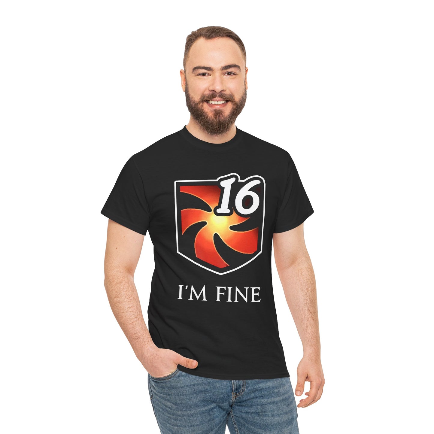 I'm fine - Vulnerability Stacks MMORPG FFXIV Online T Shirt