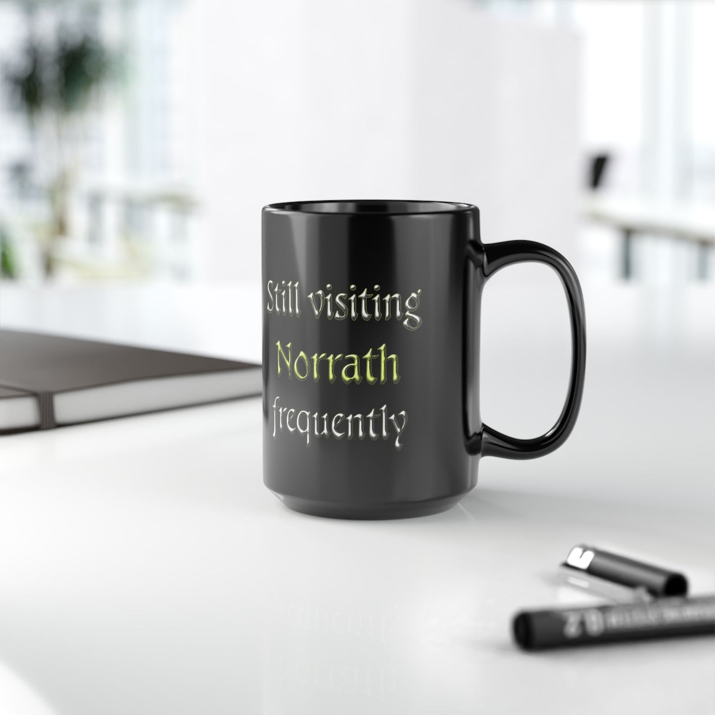 Still visiting Norrath Frequently Everquest 11 & 15oz Black Mug
