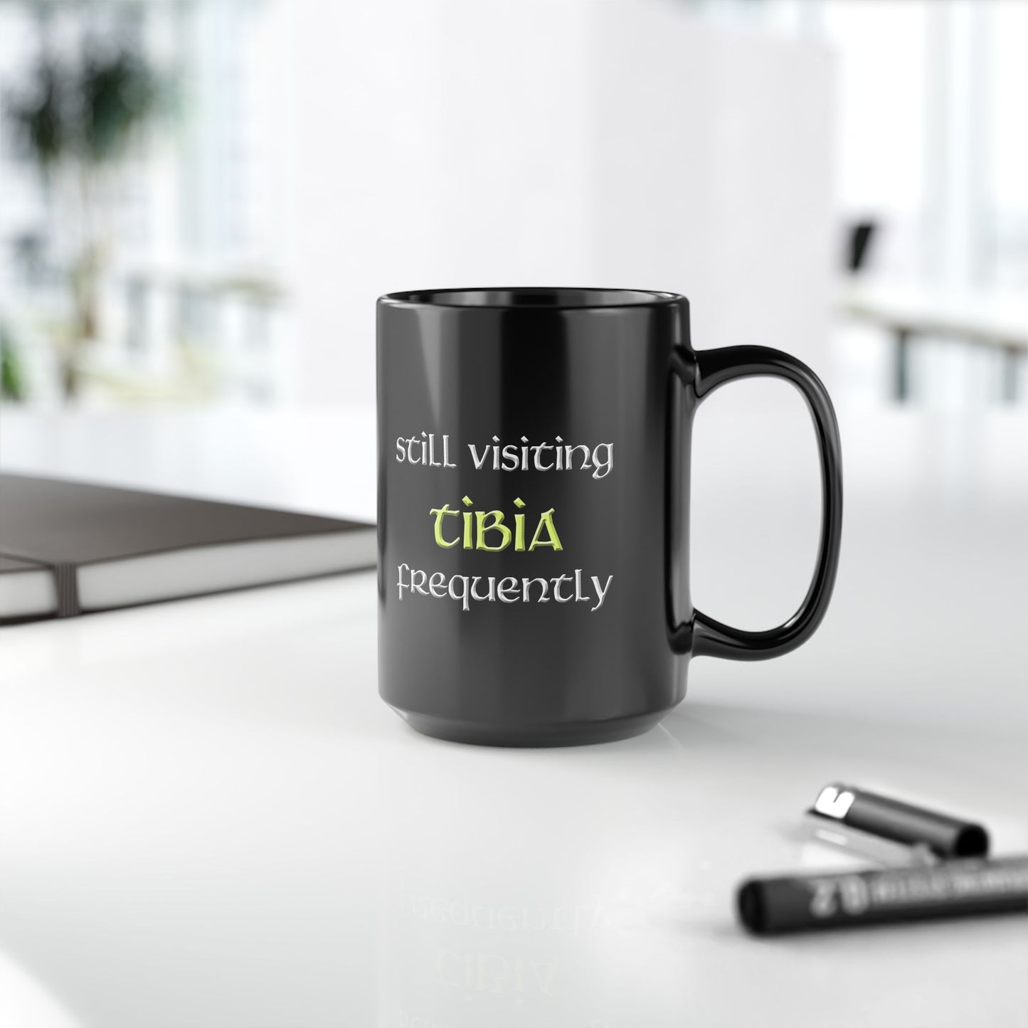 Still visiting Tibia 11 & 15oz Black Mug