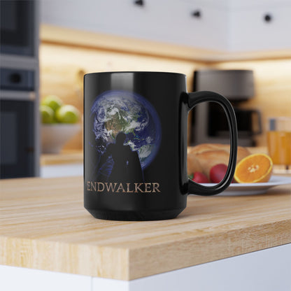 The Endwalker Warrior of light FFXIV 11 & 15oz Black Mug