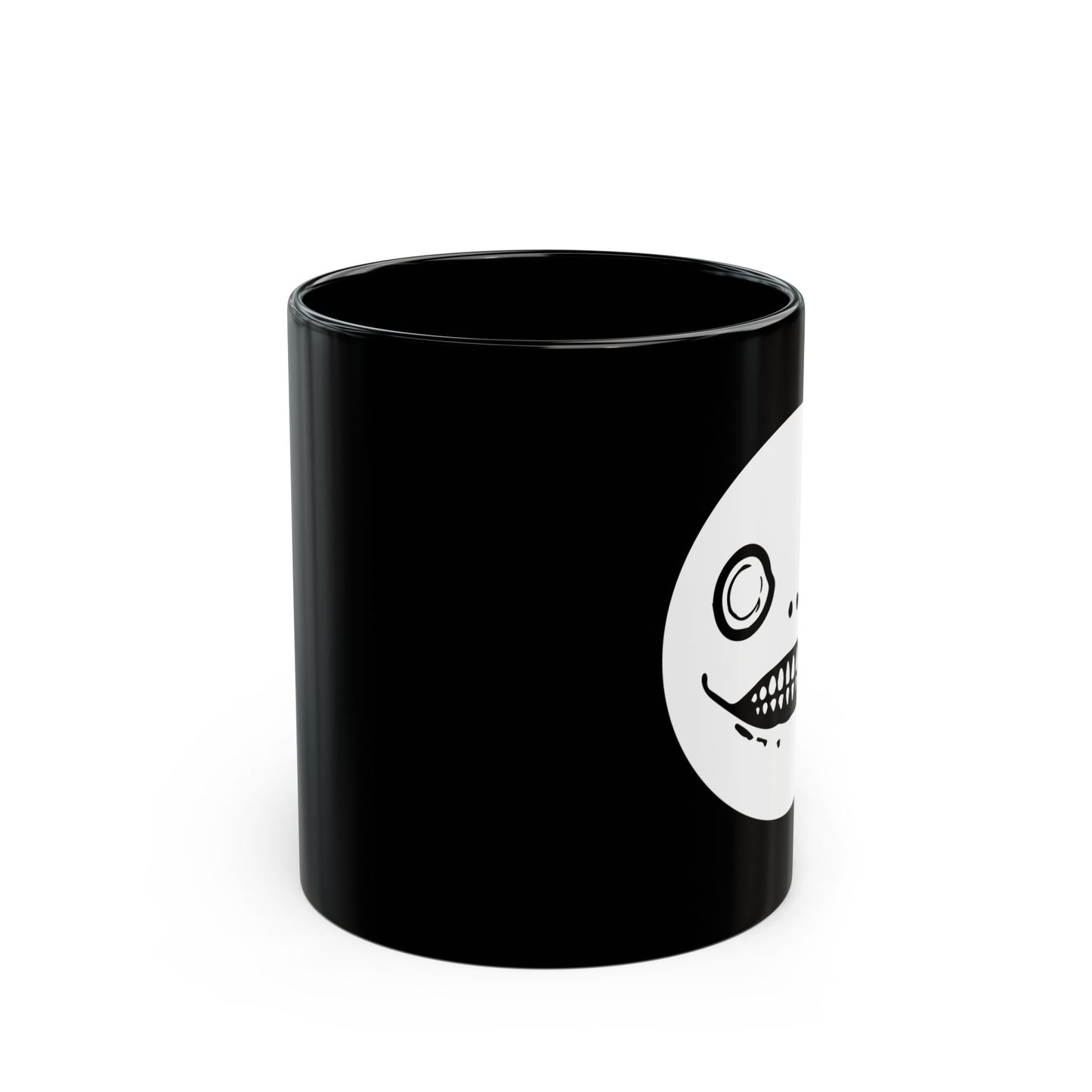 Emil / Yoko Taro face maks NieR Series 11 & 15oz Black Mug