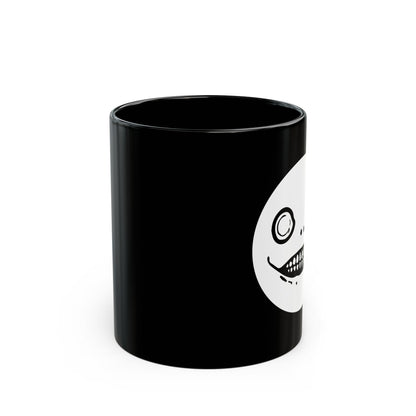 Emil / Yoko Taro face maks NieR Series 11 & 15oz Black Mug