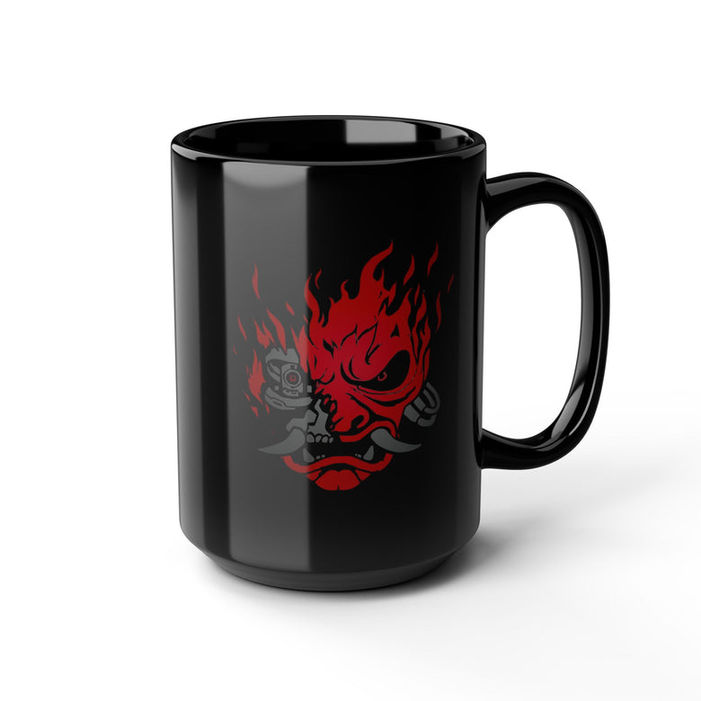 Onicyborg Cyberpunk 2077 11 &15oz Black Mug
