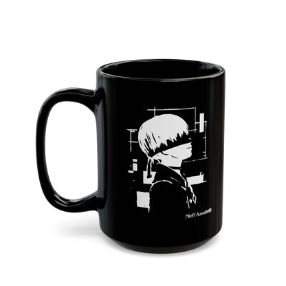 NieR Automata 9S YoRHa 11 & 15oz Black Mug