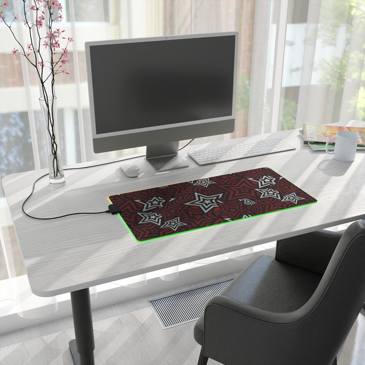 LED Gaming Mouse Pad - Persona 5 UI Design