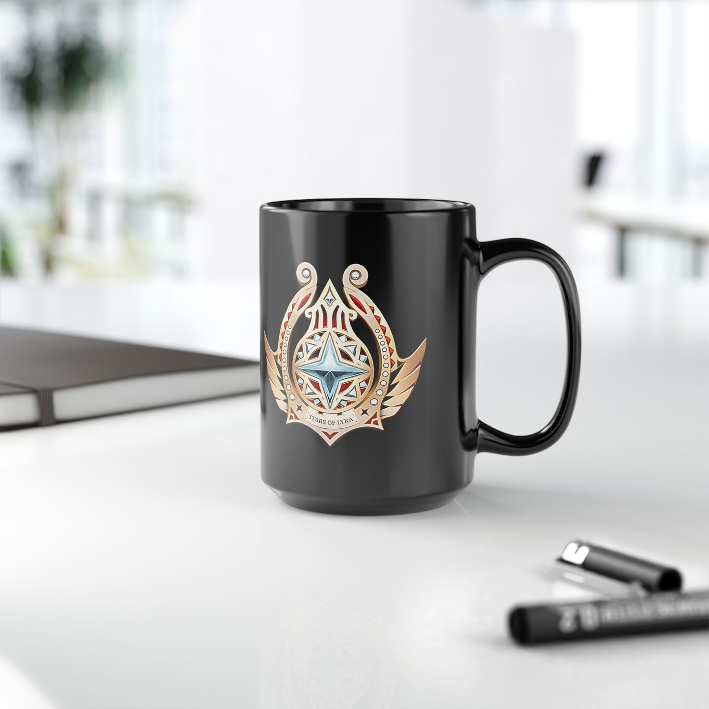 Stars of Lyra from ZZZ 11oz & 15oz Black Mug