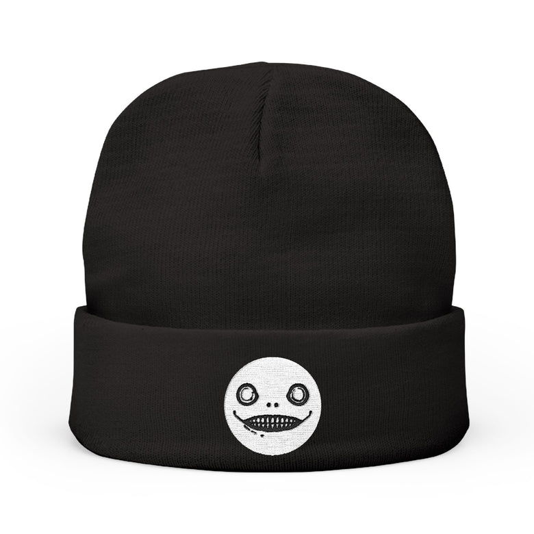 Emil / Yoko Taro face maks Embroidered  Beanie