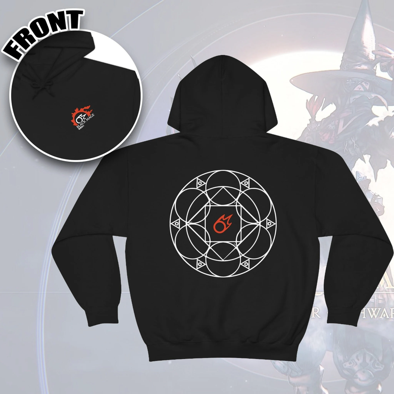 Ley Lines Black mage FFXIV hoodie unisex