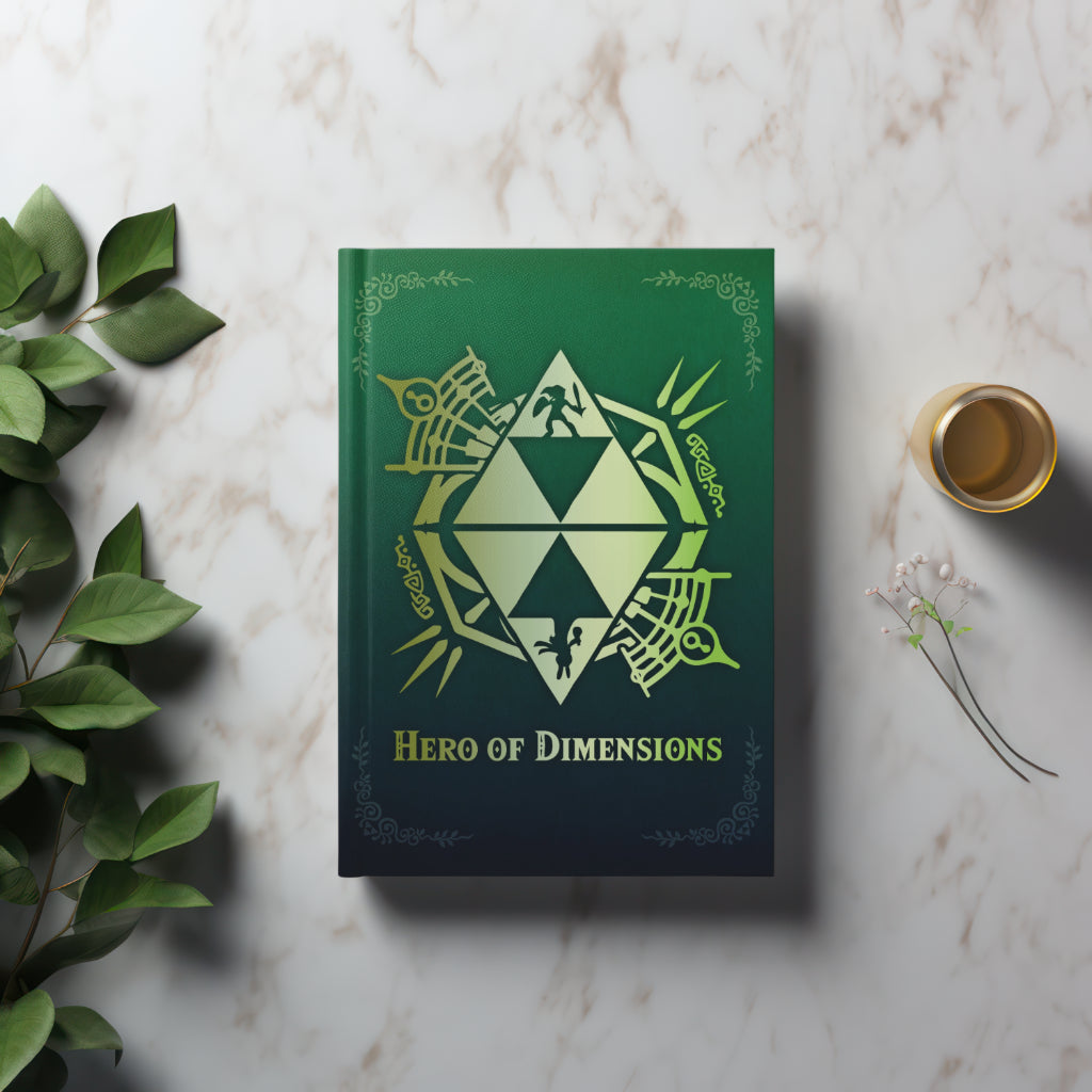 TLOZ Hero of dimensions Hard cover Journal - Ruled Line