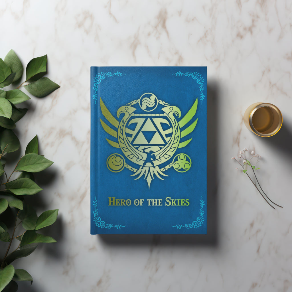 TLOZ Hero of the Skies Hard cover Journal - Ruled Line