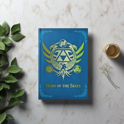 TLOZ Hero of the Skies Hard cover Journal - Ruled Line
