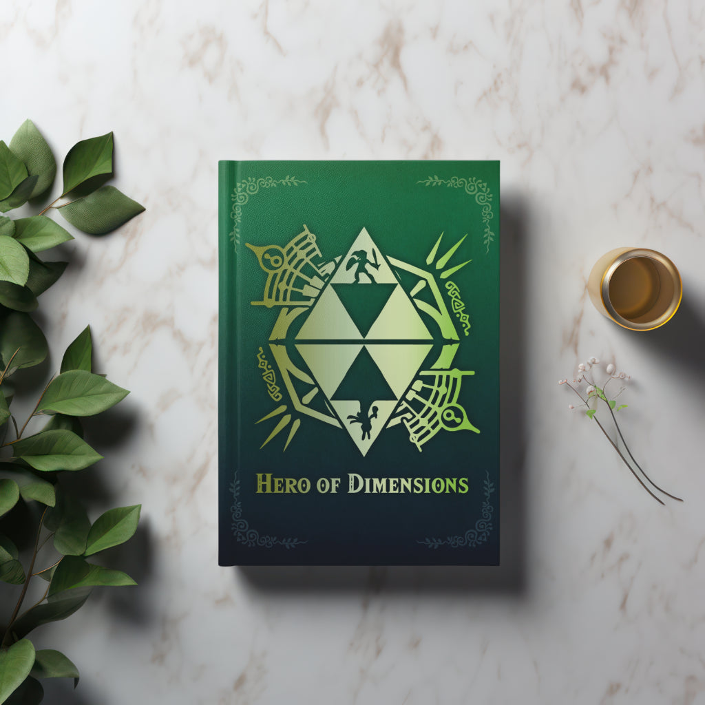 TLOZ Hero of dimensions Hard cover Journal - Ruled Line