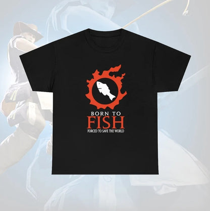 Born to Fish Forced to save the World - Funny  FF14 MMORPG meme
