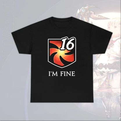 I'm fine - Vulnerability Stacks MMORPG FFXIV Online T Shirt