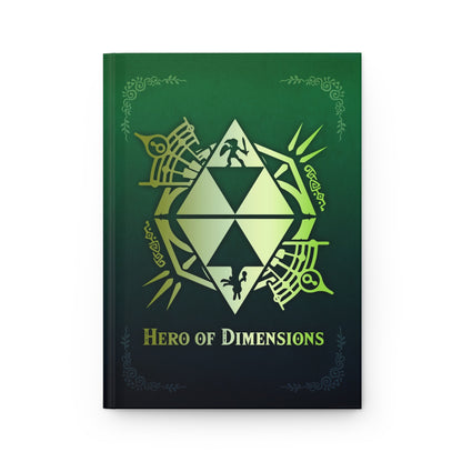 TLOZ Hero of dimensions Hard cover Journal - Ruled Line