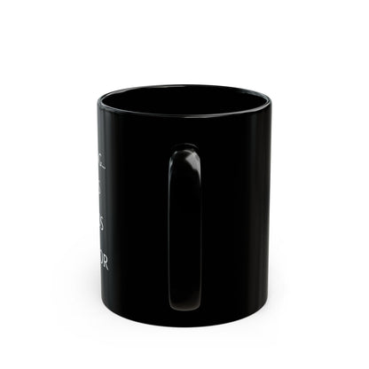 Dragoon Funny meme - Busy tanking... the floor? FFXIV 11 & 15oz Black Mug