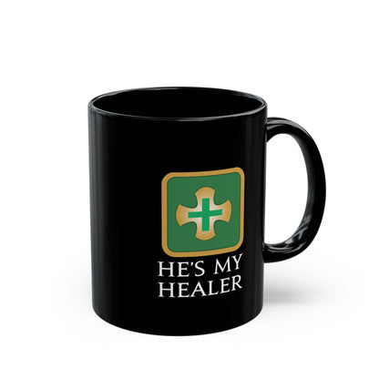 He's my Healer - For your special boy in FFXIV 11oz & 15oz Black Mug