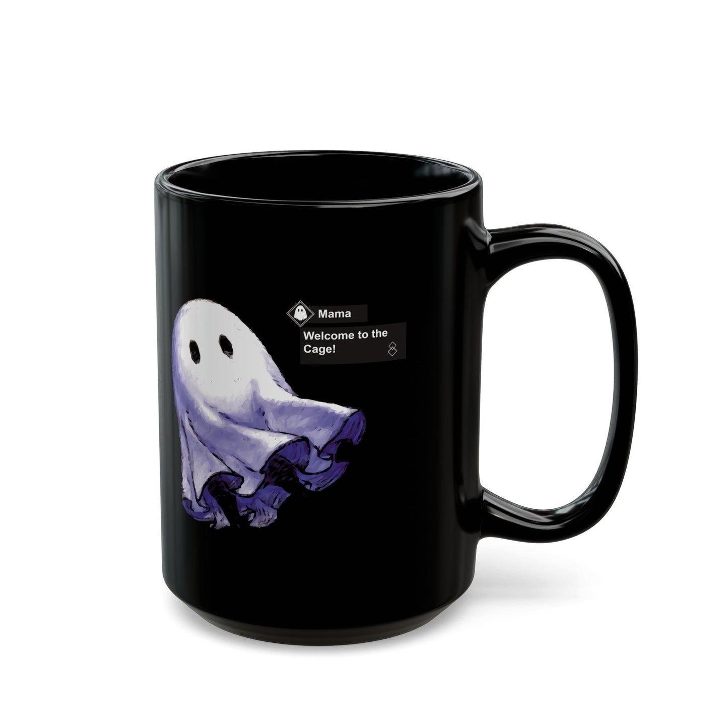 Mama Welcomes you to the NieR Reincarnation Cage - 11oz & 15oz Black Mug