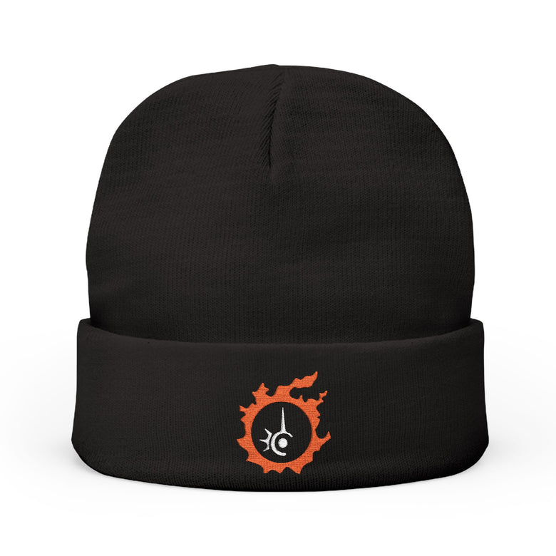 Red Mage FFXIV Embroidered Knit Beanie