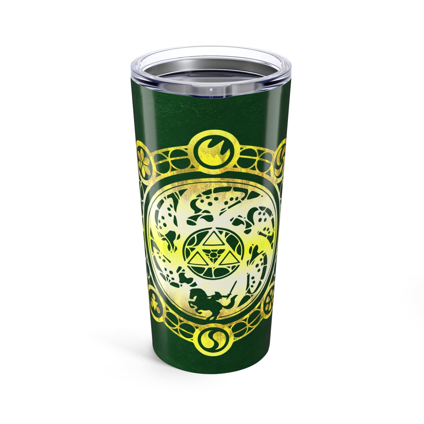 TLOZ Ocarina of time crest Tumbler 20oz