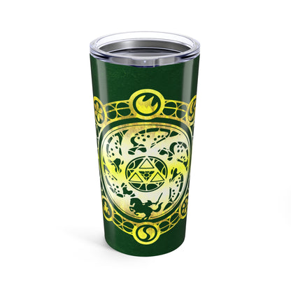 TLOZ Ocarina of time crest Tumbler 20oz